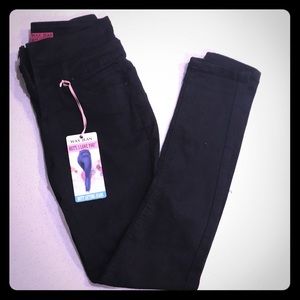 High waisted skinny jeans